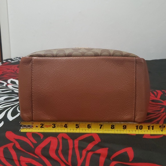 Coach Pennie Signature Redwood Shoulder Crossbody Bag - Picture 5 of 9